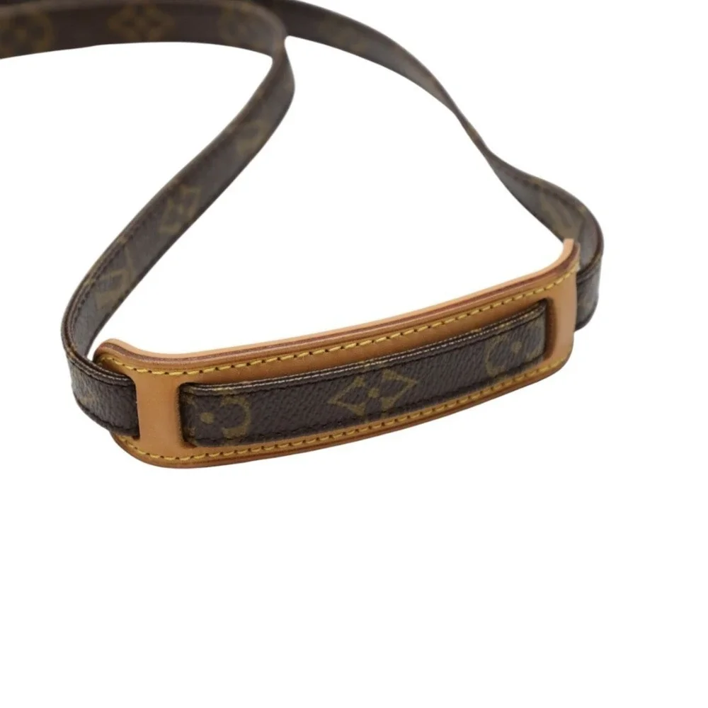 LOUIS VUITTON Brown Monogram Canvas Shoulder Bag